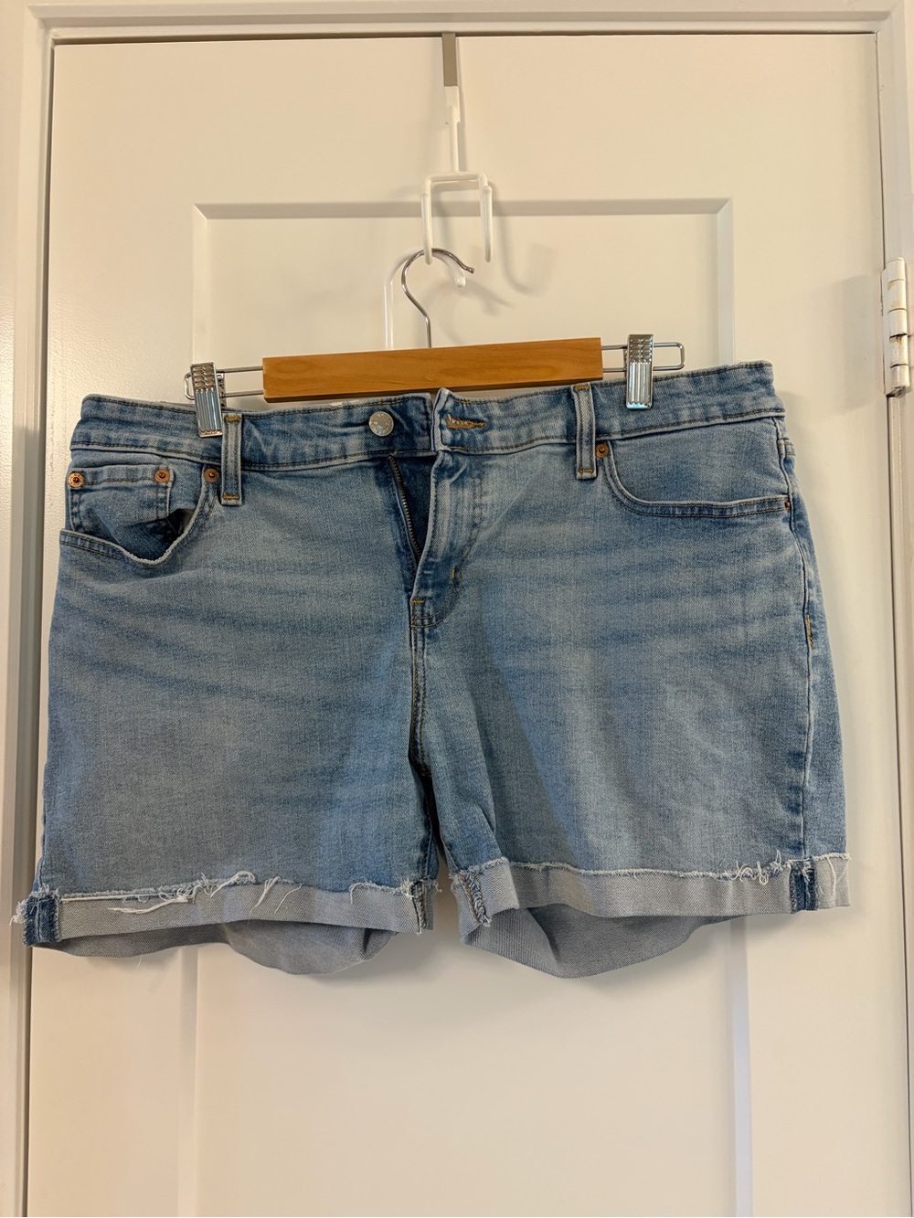 Levi's Light Blue Denim Cutoff Shorts